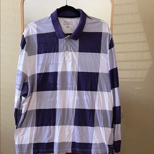 Club Room Men's Purple Checkered Shirt